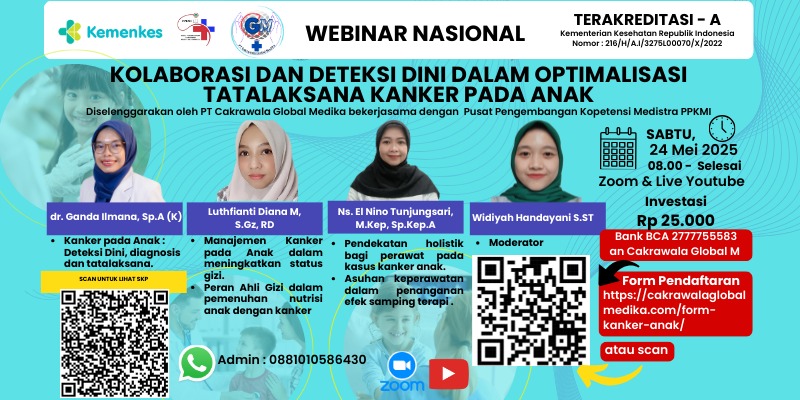 Kolaborasi dan Deteksi Dini Dalam Optimalisasi Tatalaksana Kanker Pada Anak Angkatan 1