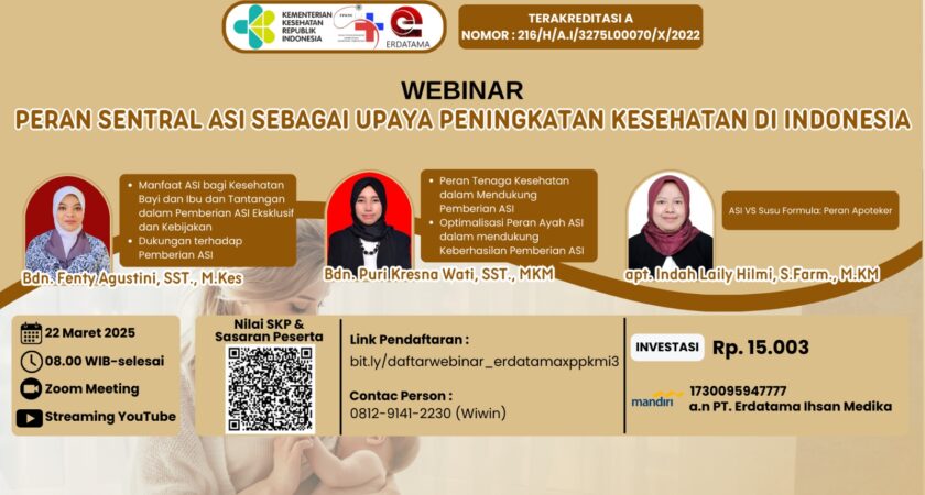 Webinar Peran Sentral Asi Sebagai Upaya Peningkatan Kesehatan Di Indonesia Angkatan 1