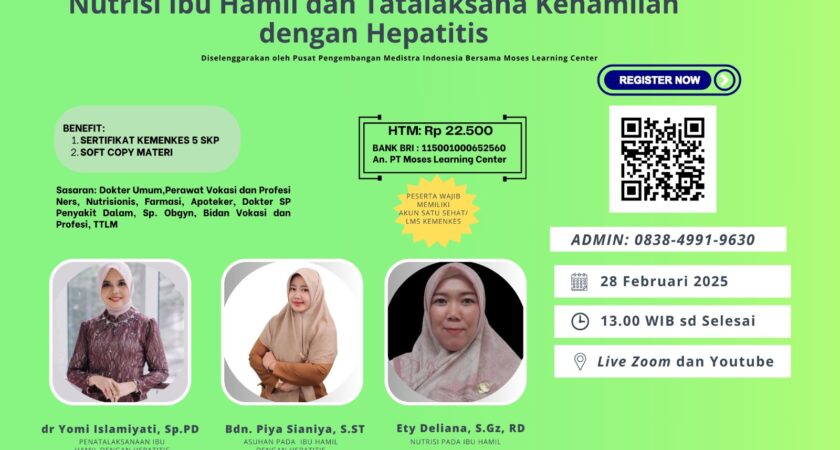 Webinar Nutrisi Ibu Hamil dan Tatalaksana Kehamilan dengan Hepatitis