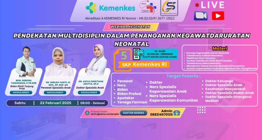 Webinar Pendekatan Multidisiplin dalam Penanganan Kegawatdaruratan Neonatal