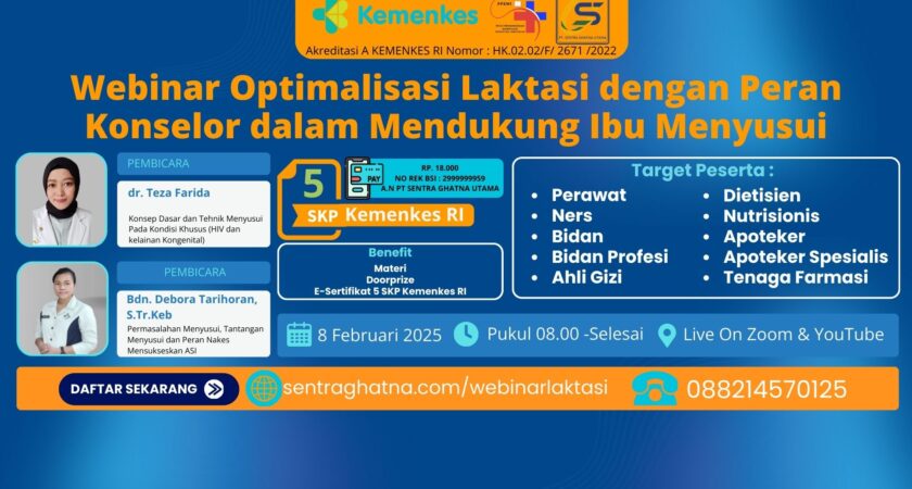 Webinar Optimalisasi Laktasi dengan Peran Konselor dalam Mendukung Ibu Menyusui