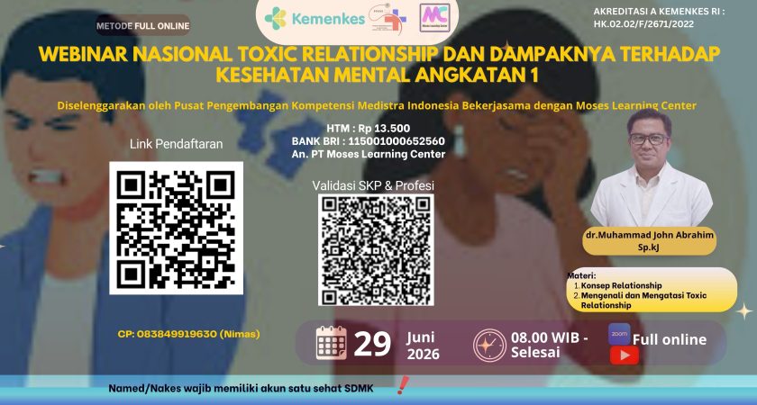 Webinar Nasional Toxic Relationship dan Dampaknya terhadap Kesehatan Mental