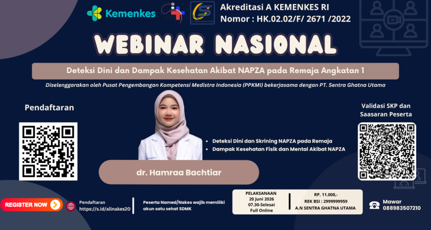 Webinar Nasional Deteksi Dini dan Dampak Kesehatan Akibat NAPZA pada Remaja
