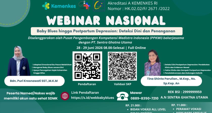 Webinar Nasional Baby Blues hingga Postpartum Depression: Deteksi Dini dan Penanganan