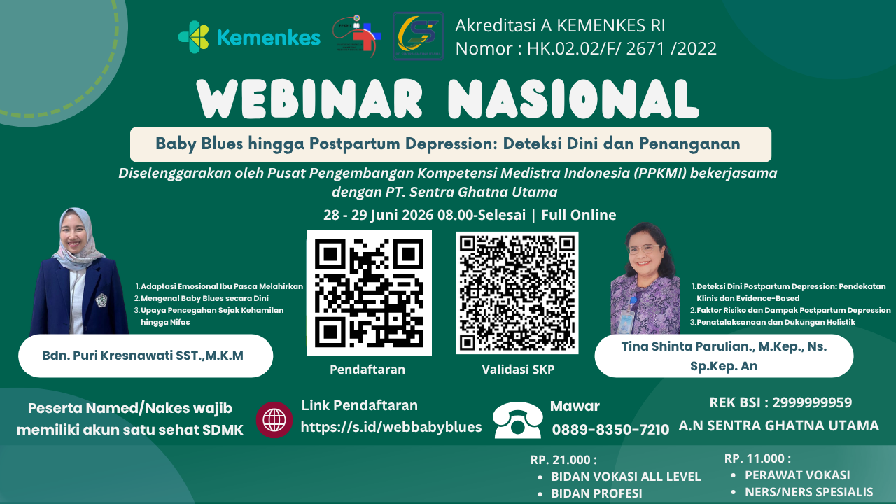 Webinar Nasional Baby Blues hingga Postpartum Depression: Deteksi Dini dan Penanganan
