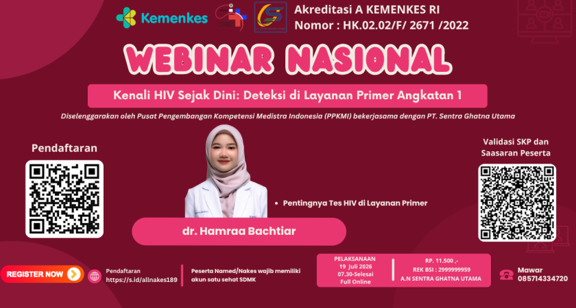 Webinar Nasional Kenali HIV Sejak Dini: Deteksi di Layanan Primer