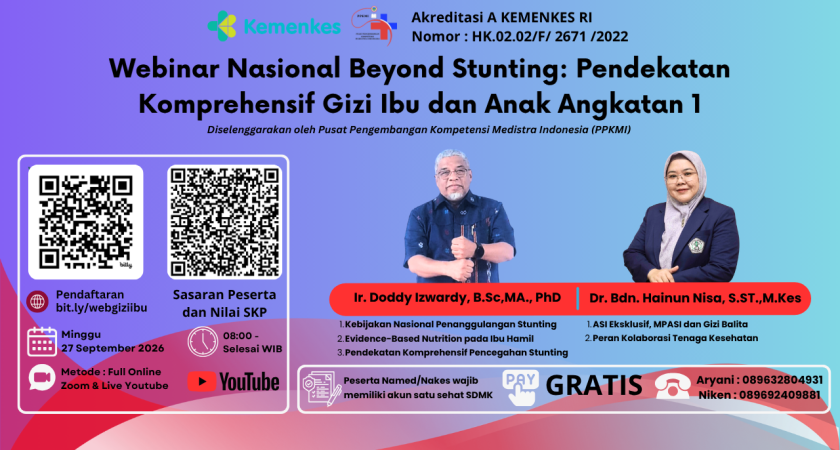 Webinar Nasional Beyond Stunting: Pendekatan Komprehensif Gizi Ibu dan Anak