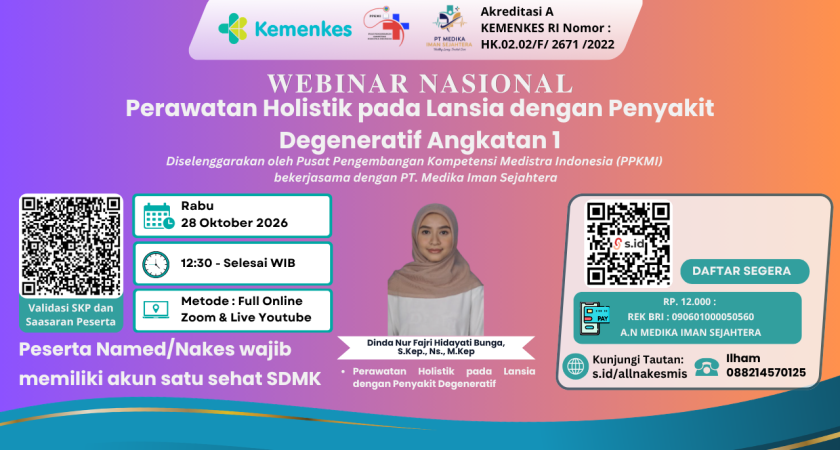 Webinar Nasional Perawatan Holistik pada Lansia dengan Penyakit Degeneratif