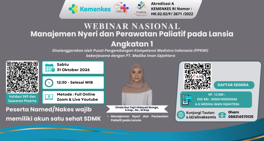 Webinar Nasional Manajemen Nyeri dan Perawatan Paliatif pada Lansia
